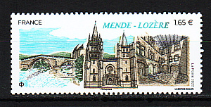 Франция, 2023, Архитектура, Туризм, 1 марка